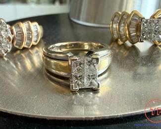 14KT Gold and Diamond Rings