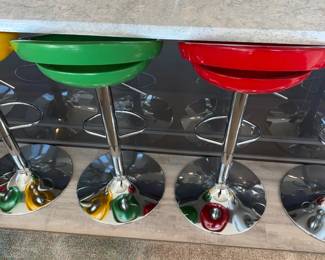 ELAMA Retro Adjustable Bar Stools