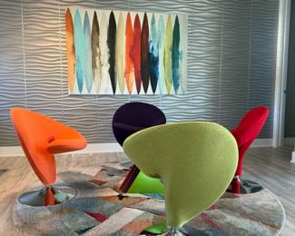 MANHATTAN COMFORT Curl Swivel Chairs