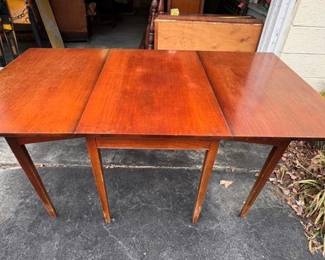 MCM drop leaf dining table