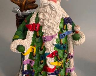 Golfing Santa Claus