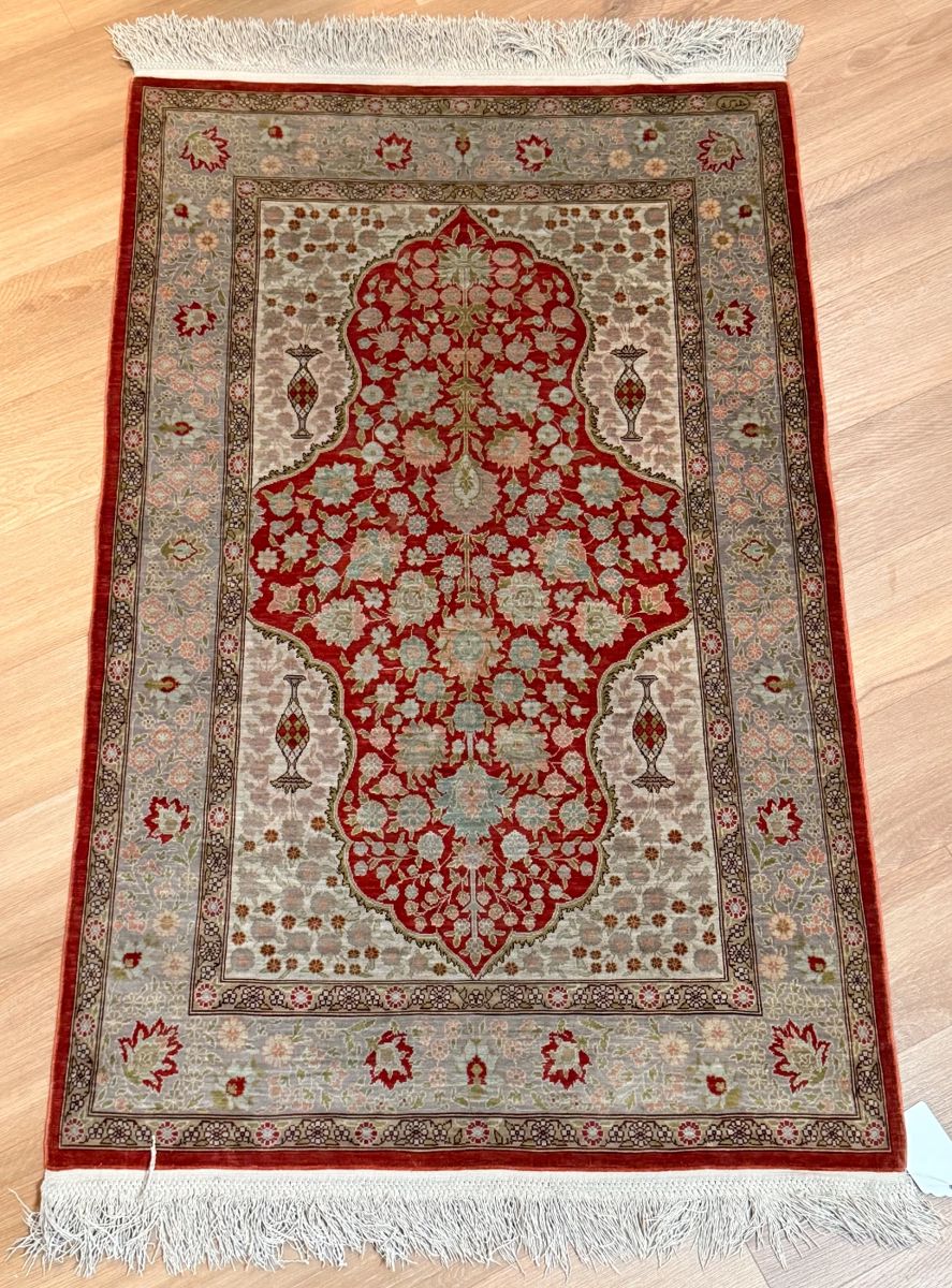 Turkish Silk Signed 42" x 26"