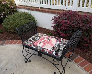 art tile bench