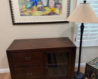 Crate and Barrel cabinet