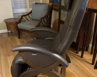 Andrew Leblanc Company X Chair Zero-Gravity Full Body pressure relief leather chair