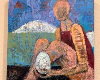 Maribel Angel Mixed Media: Acrylic Regional St. Augustine Florida artist. 24" x 24"