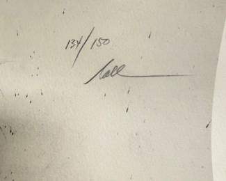 Hand Signed and Numbered 