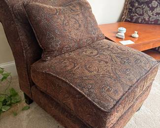 Oversized slipper chair 