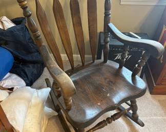 Vintage wooden Rocker