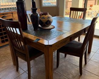 Kitchen table tile top