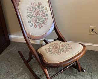 Victorian Folding Rocker