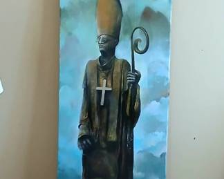 7 ft.  tall . By Sharon Kopriva