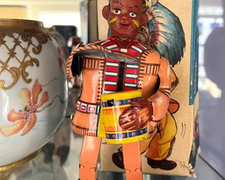 Unusual metal figurine, vintage, with box!