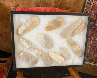 Collection of spear points