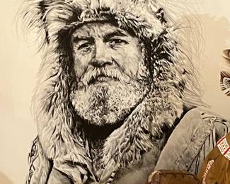Arizona mountain man sketch by Don Crawley, frontier fur trapper