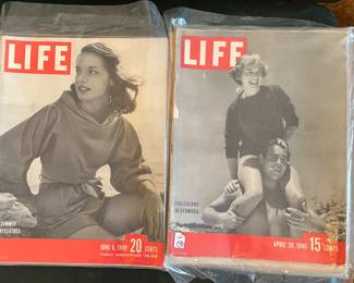 LIFE Magazines 1940’s in good condition!