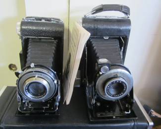 Vintage Kodamatic Folding Cameras