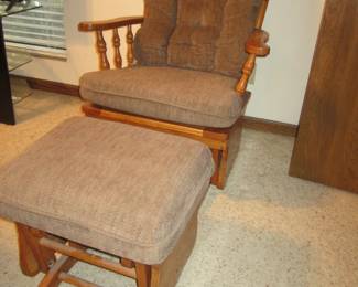 Glide Rocker w/Ottoman