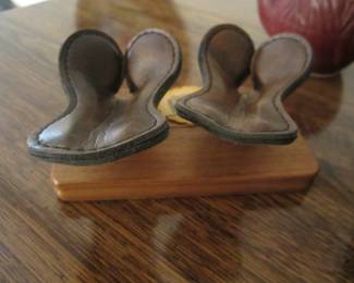 Vintage Leather Pipe Holder