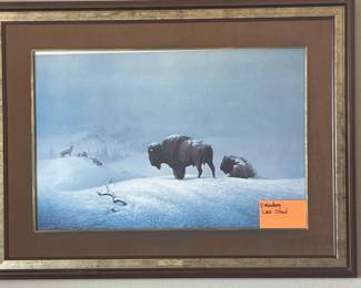 Dalhart Windberg signed and numbered limited edition prints are throughout the home. Animals, idyllic scenes of farm, ranch, nature, bridges, windmills - just breathe!