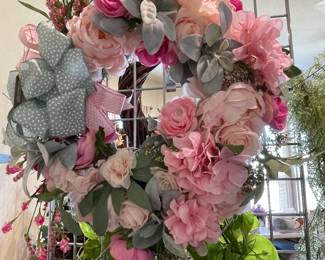 Wreaths for all occasions. Spring, Mother's Day, Easter, Fall, Christmas, wedding, Fourth of July and more!! Make your own, all the materials are here!