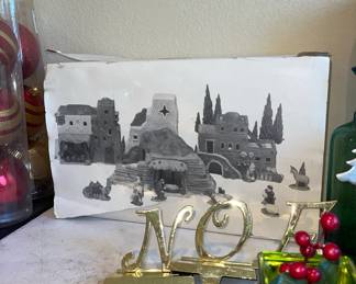 Dept 56 Christmas village - all wrapped up snug!