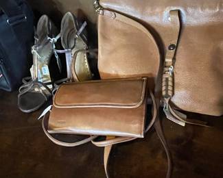 Leather bags and shoes!