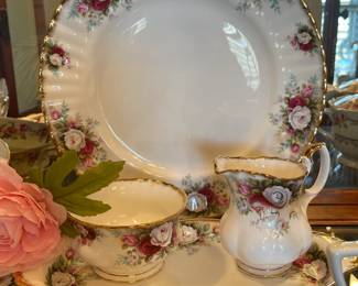 Royal Albert - only this place setting available, what a tea party piece.