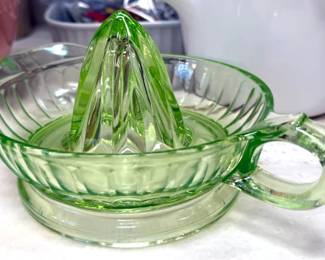 Vintage glass juicer