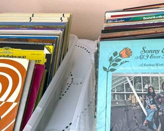 LP's (LOTS!): classical music, jazz, Stevie Wonder, Linda Ronstadt, Lawrence Welk, Boston Pops, Beatles; many in mint condition