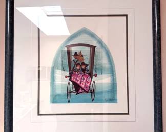 Moss Cozy Quilt litho