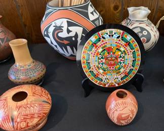 Pueblo + Mata Ortiz pottery
