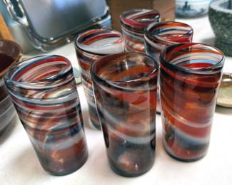 Hand-blown glasses