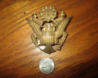 WWII Army Officer "GEMSCO" Hat Badge