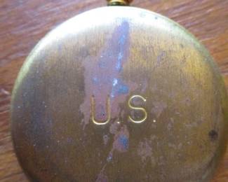WWII Brass Field Compass