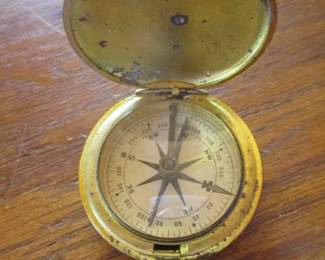WWII Brass Field Compass