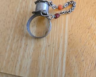 VTG Unique Ring with Holder, sometimes called a Poison Ring