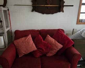 Red Sleeper Loveseat