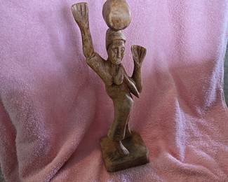 Wood Hand Carved Figurine