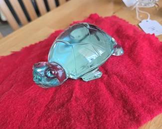 Aqua glass Turtle