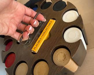 Vintage Poker Chip Set