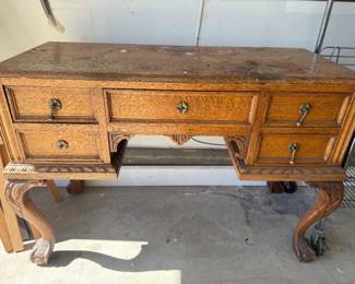 Antique Claw Foot Desk