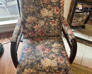 Vintage Floral Rocker
