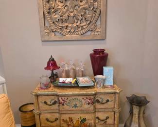 Decorative Hand Painted Chest