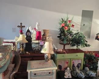 Handpainted Side Table