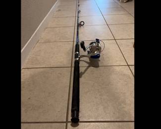 Shakespeare, spinning reel and rod