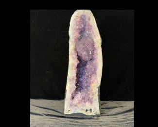 Cathedral amethyst geode 18 inches high 7 inch base