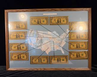12 Federal reserve Bank notes