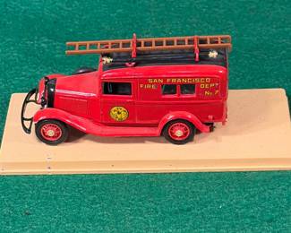 Model Fire Truck San Fransisco