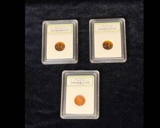 1961 1964 Lincoln pennies